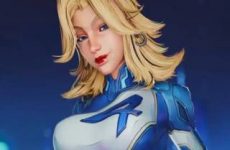 Invisible Woman de Marvel Rivals sexy en 3D