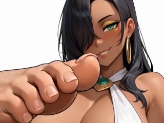 Legend of Queen Opala: Farah vous propose un footjob