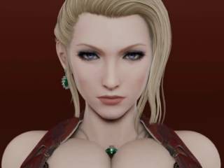 Scarlet de FF7 Remake remue ses gros seins