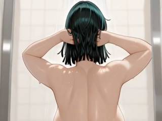 Fubuki sous la douche dans One Punch Man par IA
