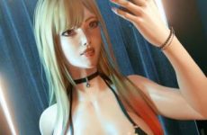 Marin Kitagawa sexy qui se film devant son miroir