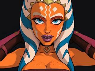 Ahsoka Tano aux gros seins par intelligence artificielle